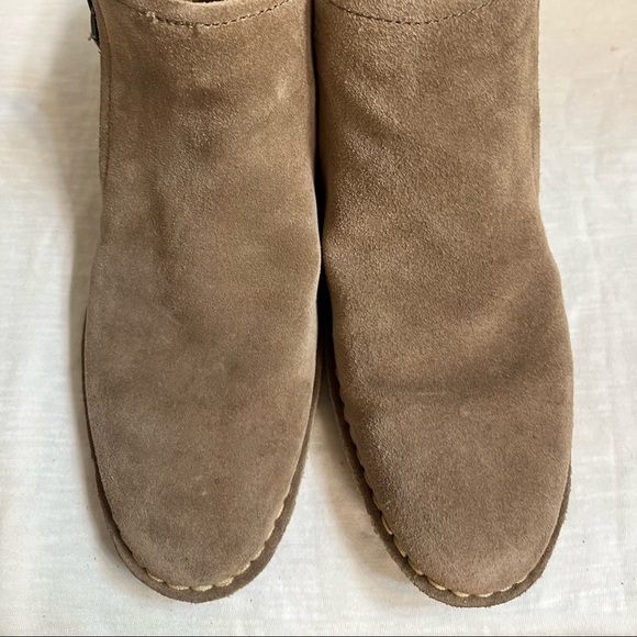Dolce Vita Taupe Suede Bootie 8 - Picture 5 of 9